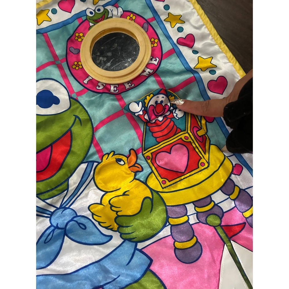 Vintage 1989 Jim Hensen's Muppet Babies  Baby Play Activity Mat - Picture 7 of 7